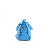balenciaga CITY BAG IN BLUE WITH SHW