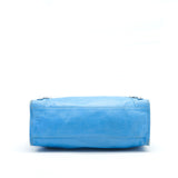 balenciaga CITY BAG IN BLUE WITH SHW