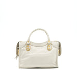 balenciaga edged mini City bag light Grey GHW