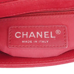 CHANEL Mademoiselle Vintage Flap Sheepskin Leather Crossbody Bag Pink