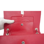 CHANEL Mademoiselle Vintage Flap Sheepskin Leather Crossbody Bag Pink