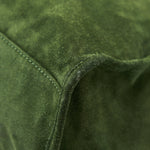 balenciaga GIANT CITY BAG IN SUEDE GREEN GHW