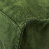 balenciaga GIANT CITY BAG IN SUEDE GREEN GHW