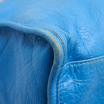 balenciaga CITY BAG IN BLUE WITH SHW