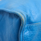 balenciaga CITY BAG IN BLUE WITH SHW