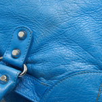 balenciaga CITY BAG IN BLUE WITH SHW
