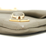 balenciaga city Fold Clutch/ Shoulder Bag grey GHW