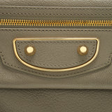 balenciaga city Fold Clutch/ Shoulder Bag grey GHW
