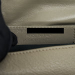 balenciaga city Fold Clutch/ Shoulder Bag grey GHW