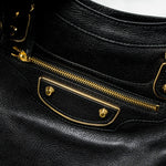 balenciaga Classic City Bag Leather Black GHW