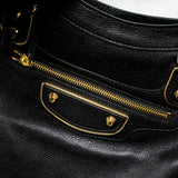 balenciaga Classic City Bag Leather Black GHW