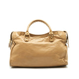 balenciaga GIANT CITY BAG BEIGE GHW