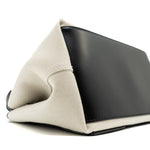 balenciaga Cabas Tote Bag Canvas/Calfskin Beige/Black SHW