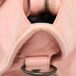 balenciaga Classic City Bag Leather Pink Black Hardware