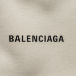 balenciaga Cabas Tote Bag Canvas/Calfskin Beige/Black SHW