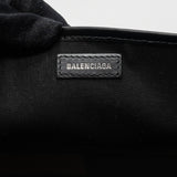 balenciaga Cabas Tote Bag Canvas/Calfskin Beige/Black SHW