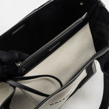 balenciaga Cabas Tote Bag Canvas/Calfskin Beige/Black SHW