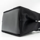 balenciaga Cabas Logo Tote Bag Canvas/ Calfskin Black SHW