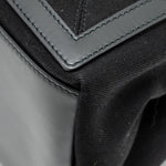 balenciaga Cabas Logo Tote Bag Canvas/ Calfskin Black SHW