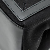 balenciaga Cabas Logo Tote Bag Canvas/ Calfskin Black SHW