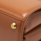 balenciaga Ghost Medium Shoulder Bag Calfskin Caramel GHW