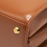 balenciaga Ghost Medium Shoulder Bag Calfskin Caramel GHW