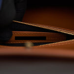 balenciaga Ghost Medium Shoulder Bag Calfskin Caramel GHW