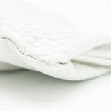 Balenciaga Cloud XL Crocodile Embossed Clutch/ Crossbody Bag