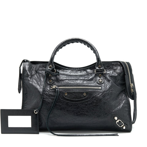 balenciaga City Bag Black SHW