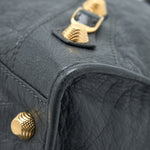 balenciaga Giant 12 Work City Bag Lambskin Gris Fossile GHW