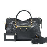 balenciaga GIANT CITY IN DARK GREY GHW