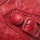 balenciaga Giant City Bag Red SHW