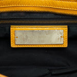balenciaga classic city bag yellow ruthenium hardware