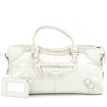 balenciaga Giant City Bag White SHW
