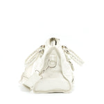 balenciaga Giant City Bag White SHW