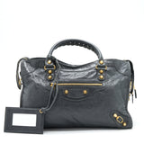 balenciaga Classic City Bag Grey GHW