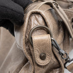 balenciaga Classic City Bag Light Brown Ruthenium Hardware
