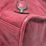 balenciaga CLASSIC CITY BAG DARK RED