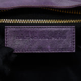 balenciaga Giant City Bag Purple GHW