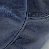 balenciaga Giant Pompon Bucket Bag Navy