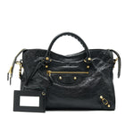 balenciaga GIANT CITY BAG BLACK