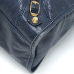 balenciaga classic city bag Navy GHW
