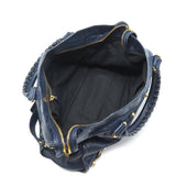 balenciaga classic city bag Navy GHW