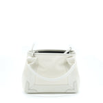 balenciaga Cabas Fabric/Leather Off white SHW