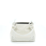 balenciaga Cabas Fabric/Leather Off white SHW