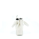 balenciaga Cabas Fabric/Leather Off white SHW