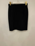 *HOT* Chanel 1994 Vintage Black and Yellow Wool Jacket & Midi Skirt Set with CC Logo Button Details Size FR 40 (UK 12)
