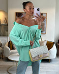 *SUPER FIRE PRICE* Chanel Large Jersey Reissue Pastel Yellow, Grey and Pink with Antique Gold Hardware
