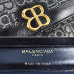 balenciaga Canvas Leather BB Logo 2WAY Vintage Shoulder Bag