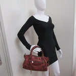 balenciaga First Handbag in Brown Leather